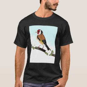 Goldfinch Vogelzangvogel Vogelwaarnemer Bioloog T-shirt