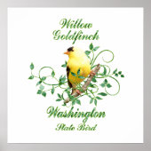 Goldfinch Washington State Bird Poster (Voorkant)