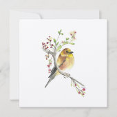 Goldfinch Waterverf Bird (Voorkant)