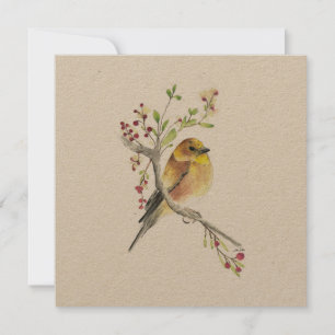 Goldfinch Waterverf Bird