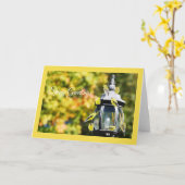 Goldfinch Wenskaart Kaart (Gele Bloem)