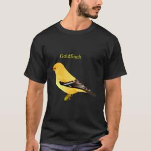 Goldfinch zangvogel gele vogel clip t-shirt