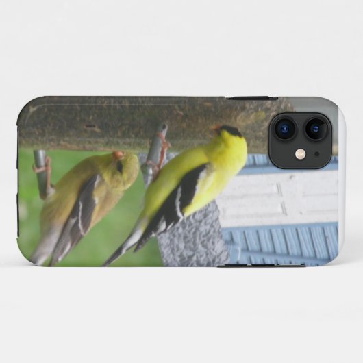 Goldfinches iPhone Case (Achterkant (horizontaal))