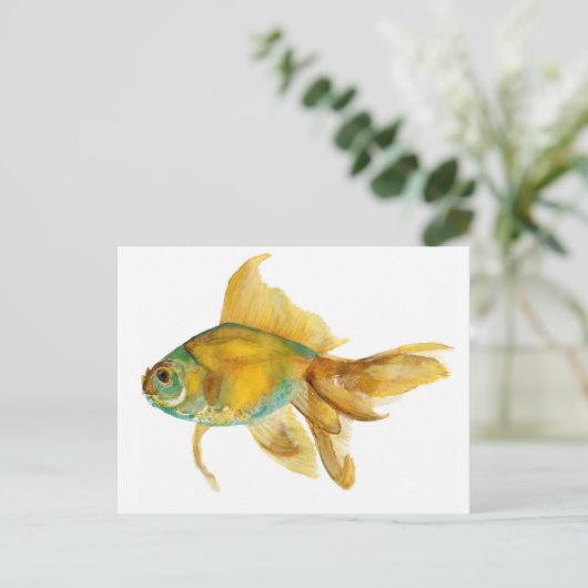 goldfish2.jpg briefkaart (Staand voorkant)