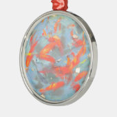 Goldfish 2010 2 metalen ornament (Links)
