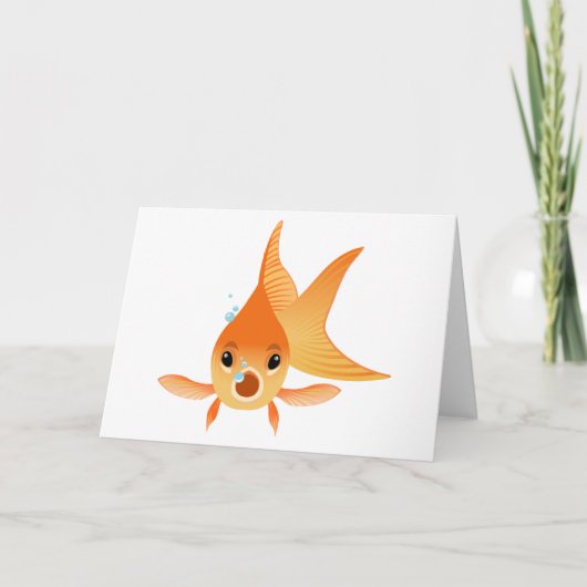 Goldfish Animal Kaart (Voorkant)