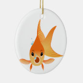 Goldfish Animal Keramisch Ornament (Rechts)