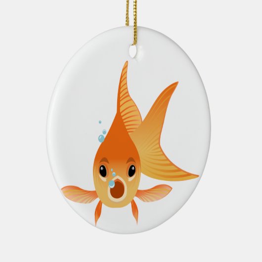 Goldfish Animal Keramisch Ornament (Rechts)