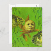 Goldfish Baby Mutant Design Briefkaart (Voorkant / Achterkant)