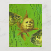 Goldfish Baby Mutant Design Briefkaart (Voorkant)