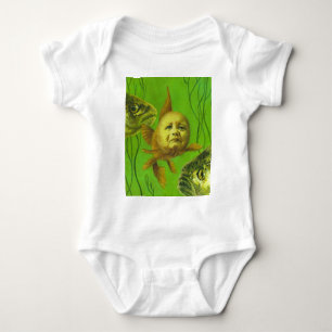 Goldfish Baby Mutant Design Romper