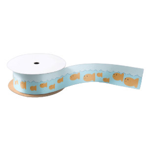 Goldfish Birthday Party Ribbon Satijnen Lint