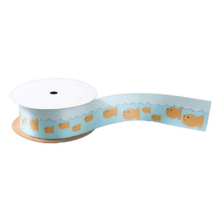 Goldfish Birthday Party Ribbon Satijnen Lint