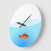 Goldfish Bowl-klok Grote Klok (Hoek)