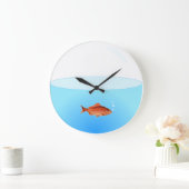 Goldfish Bowl-klok Grote Klok (Huis)