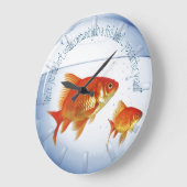Goldfish bowl klok, wou je hier versie zijn grote klok (Hoek)