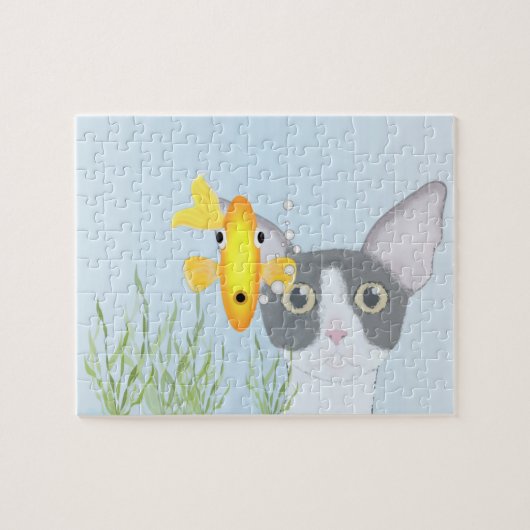 Goldfish Bowl Puzzle Legpuzzel (Horizontaal)