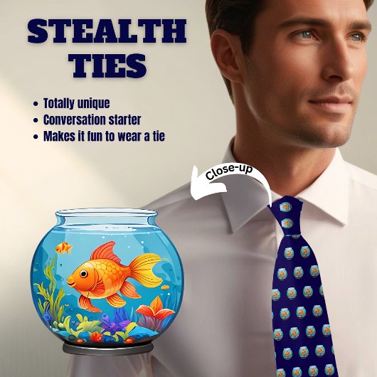 Goldfish Bowl Stealth Stropdas