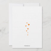 Goldfish Bowl Wedding Rehearsal Dinner Invitation Kaart (Achterkant)