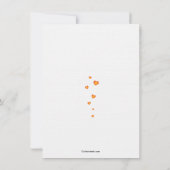 Goldfish Bowl Wedding Rehearsal Dinner Invitation Kaart (Achterkant)