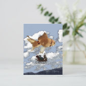 Goldfish Briefkaart (Staand voorkant)