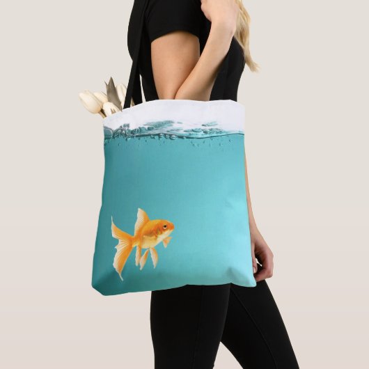 Goldfish Canvas tas All-over Print (Dichtbij)