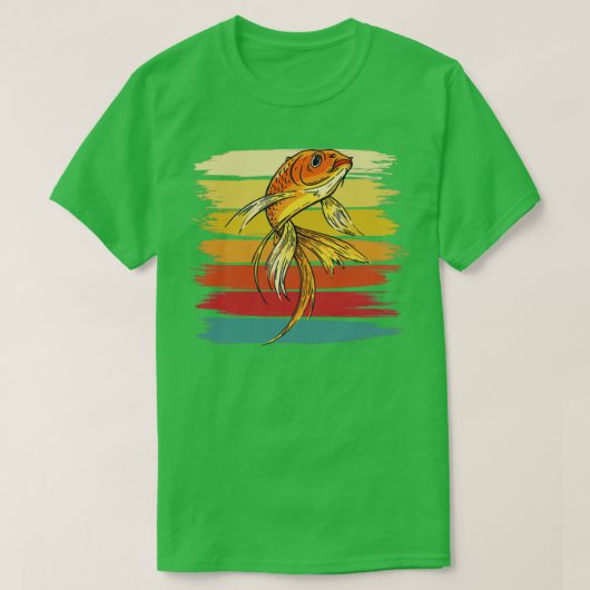 Goldfish Carp Japan Aquarium Gold Fish 2 T-shirt (Design voorkant)