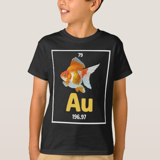 Goldfish Chemistry Pun Aquarium Fishkeeper T-shirt (Voorkant)