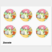 GOLDFISH CRACKERS KAT Grote ronde Stickers (Vel)