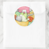 GOLDFISH CRACKERS KAT Grote ronde Stickers (Tas)