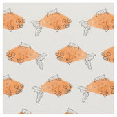 Goldfish Fabric Stof (Close Up)