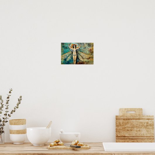 Goldfish Fae Poster (Keuken)
