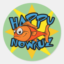 Goldfish glimlachend Sun Persian Nieuwjaar Nowruz