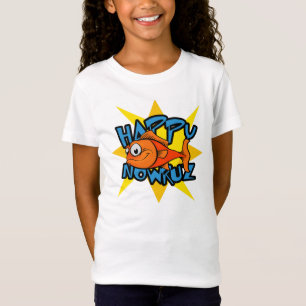Goldfish glimlachend Sun Persian Nieuwjaar Nowruz T-shirt