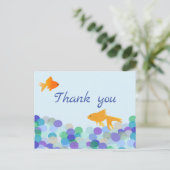 Goldfish Hartelijk dank, Briefkaart (Staand voorkant)