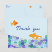 Goldfish Hartelijk dank, Briefkaart (Voorkant / Achterkant)