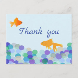 Goldfish Hartelijk dank, Briefkaart
