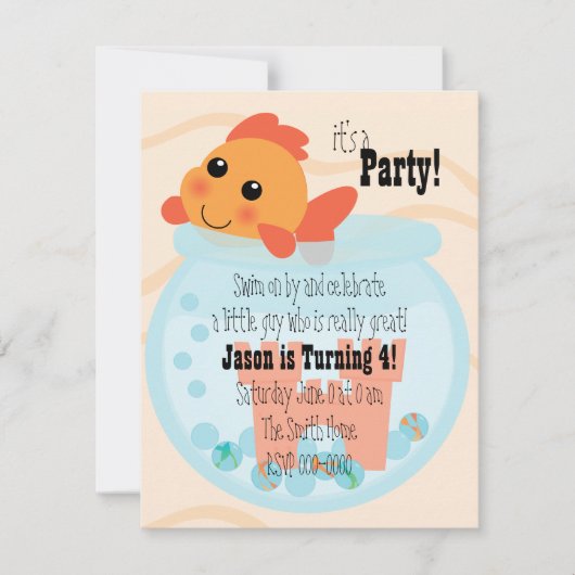 Goldfish in a Bowl Kaart (Voorkant)