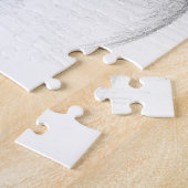 Goldfish in bowl en water Potlood tekenkunst Legpuzzel (Zijkant)