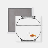 Goldfish in bowl magneet (Voorkant / Achterkant)