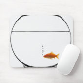 Goldfish in bowl muismat (Met muis)