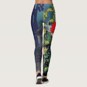 Goldfish in Japan Leggings (Achterkant)