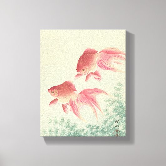 Goldfish Japanse Woodblock Print (Voorkant)