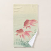 Goldfish Japanse Woodblock Print Bad Handdoek (Handdoek)