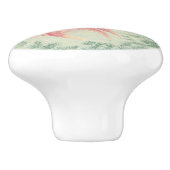 Goldfish  Japanse Woodblock Print Keramische Knop (Zijkant)