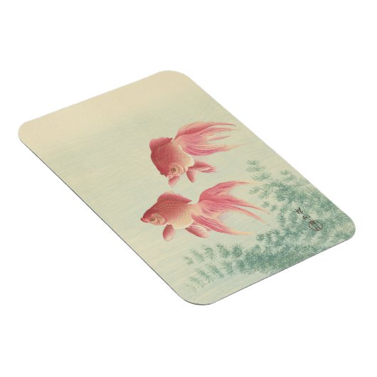 Goldfish  Japanse Woodblock Print Magneet (Rechterzijde)