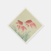 Goldfish  Japanse Woodblock Print Servet (Hoek)