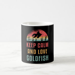 Goldfish Keep Calm and Love Goldfish Animal Koffiemok