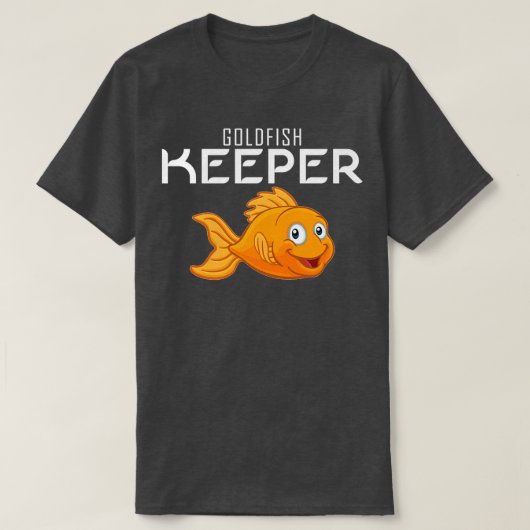 Goldfish keeper Lover Vist de Aquarist Fishekeepin T-shirt (Design voorkant)