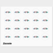 Goldfish Kiss Ronde Sticker (Vel)